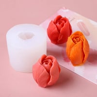 YODOOLTLY 3D Tulipán Szilikon Forma 2db - Gyertya, Szappan, Fondant Díszítéshez 7