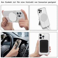 Yoedge Puzdro pre iPhone 16 Pro Max s remienkom na krk, kompatibilné s MagSafe, priehľadné tenké silikónové TPU nárazuvzdorné ochranné puzdro so šnúrkou, 6,9-palcové, čierne 7