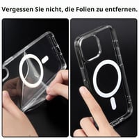 Yoedge Puzdro pre iPhone 16 Pro Max s remienkom na krk, kompatibilné s MagSafe, priehľadné tenké silikónové TPU nárazuvzdorné ochranné puzdro so šnúrkou, 6,9-palcové, čierne 3