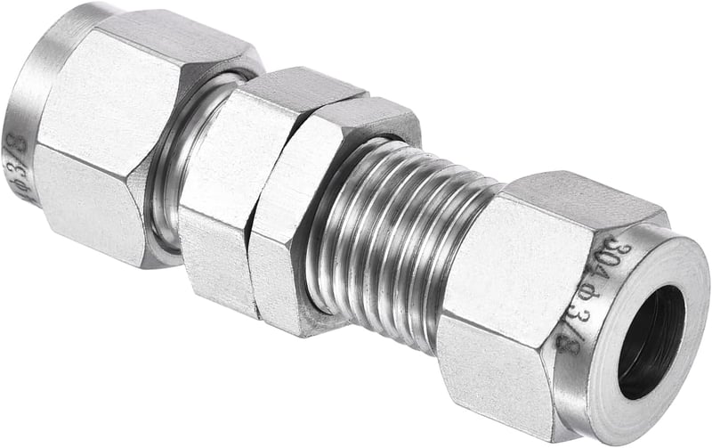 YOKIVE Compression Csatlakozó 3/8" Rozsdamentes Acél Csőadapter