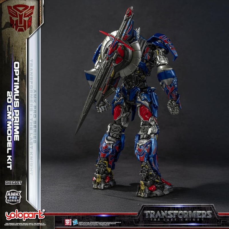 YOLOPARK Transformers The Last Knight Optimus Prime mozgatható akciófigura 20cm