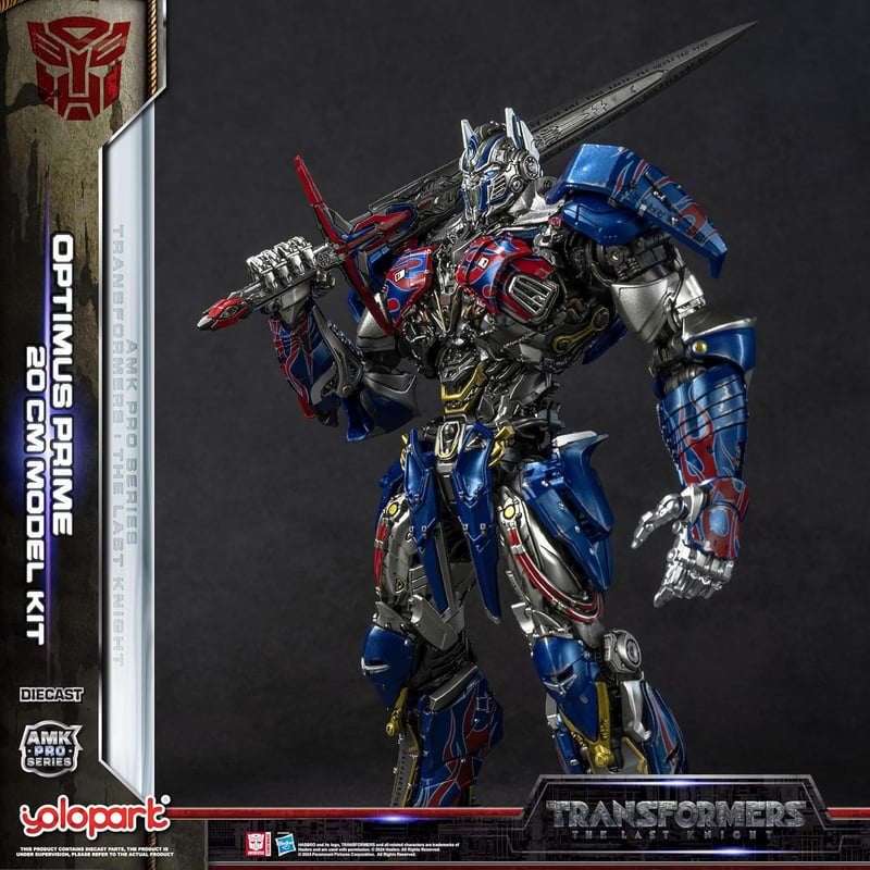 YOLOPARK Transformers The Last Knight Optimus Prime mozgatható akciófigura 20cm