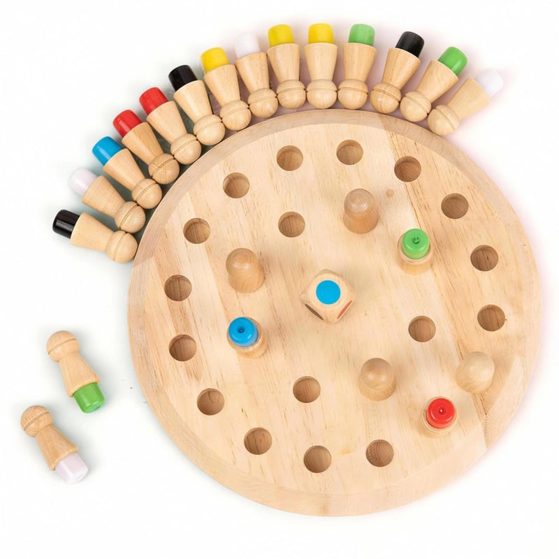Drevené pexeso yolzhxe, spoločenská hra Montessori, drevené puzzle na trénovanie pamäti, vzdelávacia hra od 4 rokov, darček k narodeninám