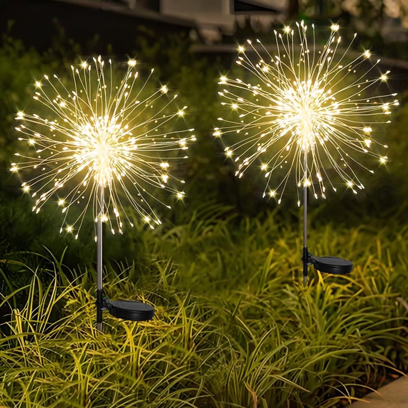 Yomistar 150 LED napelemes kerti lámpa szett, 8 üzemmód, vízálló kültéri világítás