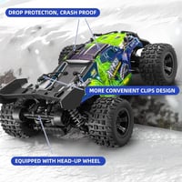 YONCHER 18101 RC autó 1:18 40 km/h 4WD terepjáró buggy 2 akkuval 5