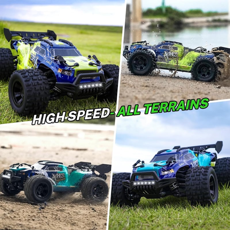 YONCHER 18101 RC autó 1:18 40 km/h 4WD terepjáró buggy 2 akkuval