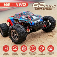 YONCHER YC250 62km/h 4WD RC Monster Truck Brushless Távirányítós Autó 2 Akkumulátor 2