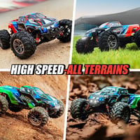 YONCHER YC250 62km/h 4WD RC Monster Truck Brushless Távirányítós Autó 2 Akkumulátor 3