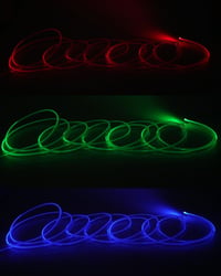 YONGMING 5M LED szalag autóhoz 7 szín neon belső világítás légkör dekoráció 9