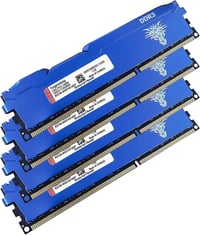 Yongxinsheng DDR3 32GB (4x8GB) 1866MHz PC3-14900 Asztali RAM Memória Kék 1