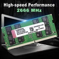Yongxinsheng DDR4 2666MHz 8GB Laptop RAM SODIMM Memória Modul - 8 GB, Green, 2666 MHz 2