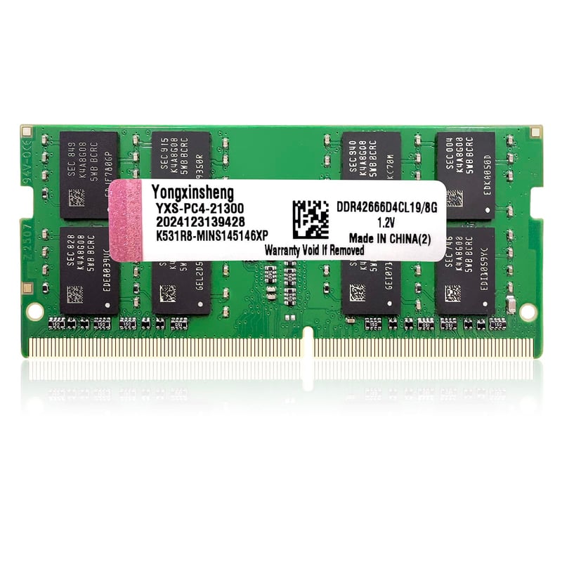 Yongxinsheng DDR4 2666MHz SODIMM memorija za laptop - 8 GB