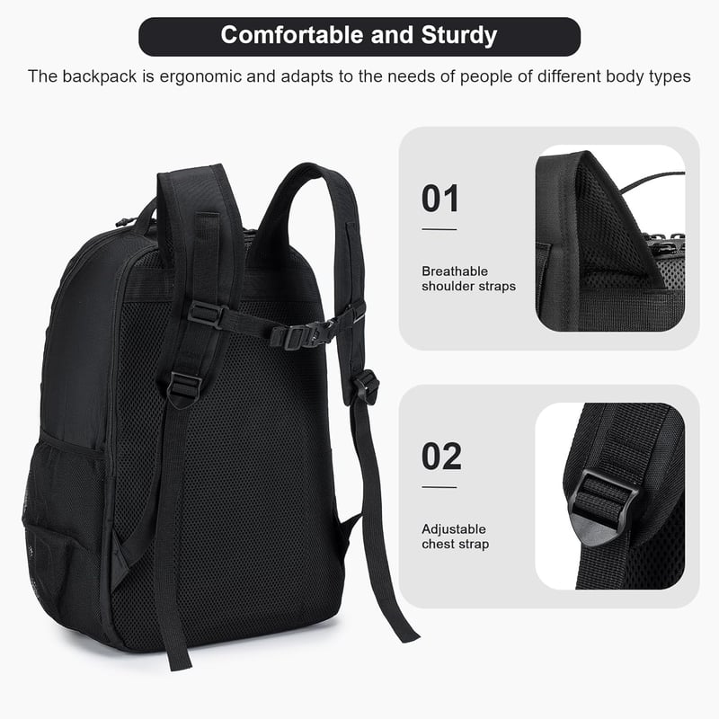 YOODI 45x36x20 Fedélzeti Utazási Hátizsák 30L Vízálló Laptop Backpack 15.6"