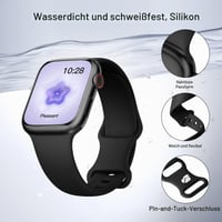 Silikónový športový remienok Yoohoo pre Apple Watch 38 mm 40 mm 41 mm 42 mm 44 mm 45 mm 46 mm 49 mm, náhradný remienok pre iWatch SE3/2/1 Series 11 10 9 8 7 6 5 4 Ultra 3 2 1 4