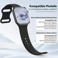 Silikónový športový remienok Yoohoo pre Apple Watch 38 mm 40 mm 41 mm 42 mm 44 mm 45 mm 46 mm 49 mm, náhradný remienok pre iWatch SE3/2/1 Series 11 10 9 8 7 6 5 4 Ultra 3 2 1 3