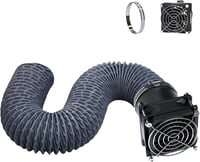 YOOPAI 3D Nyomtató Szűrő Ventilátor Készlet Füst és Szag Elszíváshoz, Csendes Kipufogó Rendszer Fekete 1