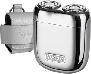 Aparat de ras electric portabil yoose Mini, IPX7, USB-C - argintiu