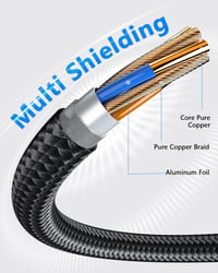 yootech USB C - 3.5mm Jack Kábel 1m, Type C Aux Adapter iPhone 15/16/17 Samsung Galaxy S23/S22 Huawei Fejhallgató Hangszóró Autórádió 5