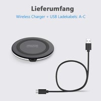 YOOTECH Vezeték Nélküli Töltő, 7.5W iPhone XS MAX/XR/XS/X/8 Plus, 10W Gyors Töltőállomás Galaxy S10/S9/Note 9/S8/S7 Telefonokhoz 7