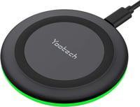 YOOTECH Vezeték Nélküli Töltő, 7.5W iPhone XS MAX/XR/XS/X/8 Plus, 10W Gyors Töltőállomás Galaxy S10/S9/Note 9/S8/S7 Telefonokhoz 1