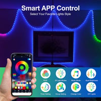 YOOULIT 12M RGB LED szalag Bluetooth vezérléssel távirányítóval 2