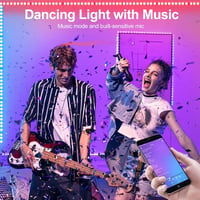 YOOULIT 12M RGB LED szalag Bluetooth vezérléssel távirányítóval 3