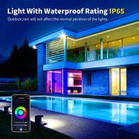YOOULIT 12M RGB LED szalag Bluetooth vezérléssel távirányítóval 4