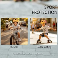YooxArmor Gyerek Kerékpáros Sisak 50-59cm, Állítható Roller Sisak Fiúknak Lányoknak 7