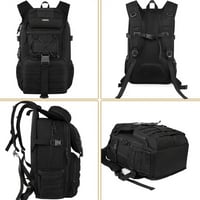 Rucsac tactic militar YOREPEK 50L, impermeabil, pentru drumeții, camping, călătorii, supraviețuire, stil forțele armate germane, pentru bărbați 4