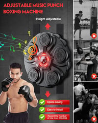 Yorraka Bluetooth Zenés Boxzsák LED Világítással 12 Sebességgel 6