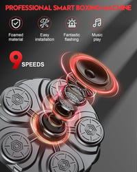 Yorraka Bluetooth Zenés Boxzsák LED Világítással 12 Sebességgel 3