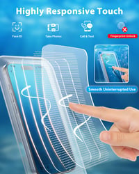 Husă de telefon impermeabilă YOSH, design fără margini, set de 2 bucăți, până la 7,2 inchi, husă transparentă plutitoare pentru plajă și scufundări 4
