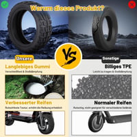 Bezdušová pneumatika Yosoo Health Gear 10x2.75-6.5 pre elektrokolobežky, off-road vákuová pneumatika, terénna pneumatika na elektrokolobežku 5