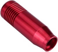 Yosoo Health Gear Buton Schimbător Viteze din Aluminiu pentru Cutie Manuală - 8,5 cm Manetă Schimbător Ergonomică, Culoare Roșie, cu 3 Adaptoare, Instalare Ușoară 5