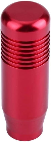 Yosoo Health Gear Buton Schimbător Viteze din Aluminiu pentru Cutie Manuală - 8,5 cm Manetă Schimbător Ergonomică, Culoare Roșie, cu 3 Adaptoare, Instalare Ușoară 7