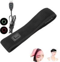 Yosoo Health Gear Elektromos Fejpánt 3 Hőfokozattal - USB Fűthető Fejfedő Migrén és Fejfájás Enyhítésére - Állítható Nyakpánt Hőterápiához 4