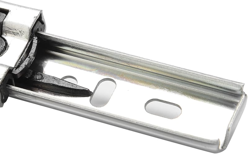Yosoo Health Gear Fiókcsúszó Sín 5 Hüvelykes - Csendes Záródású Golyóscsapágyas Kihúzható Fiókvezetősín Bútorokhoz, 2 db, Oldalra Szerelhető