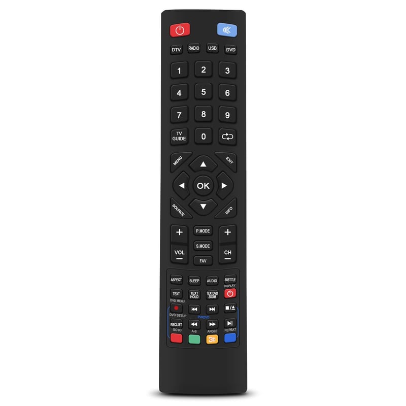 Yosoo Health Gear Univerzalni Daljinski Upravljač za Smart TV - Kompatibilan s Alba, Bush, Technika, Blaupunkt, Sharp, E-Motion TV-ima, Domet 10m