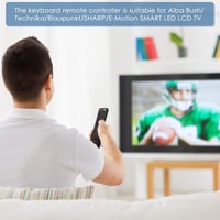 Yosoo Health Gear Univerzális Smart TV Távirányító - Kompatibilis Alba, Bush, Technika, Blaupunkt, Sharp, E-Motion TV-khez, 10m Hatótáv 2