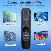 Telecomandă de schimb YOSUN pentru smart TV LG MR21GA MR22GA MR23GA MR24GA cu funcție de cursor și control vocal 2