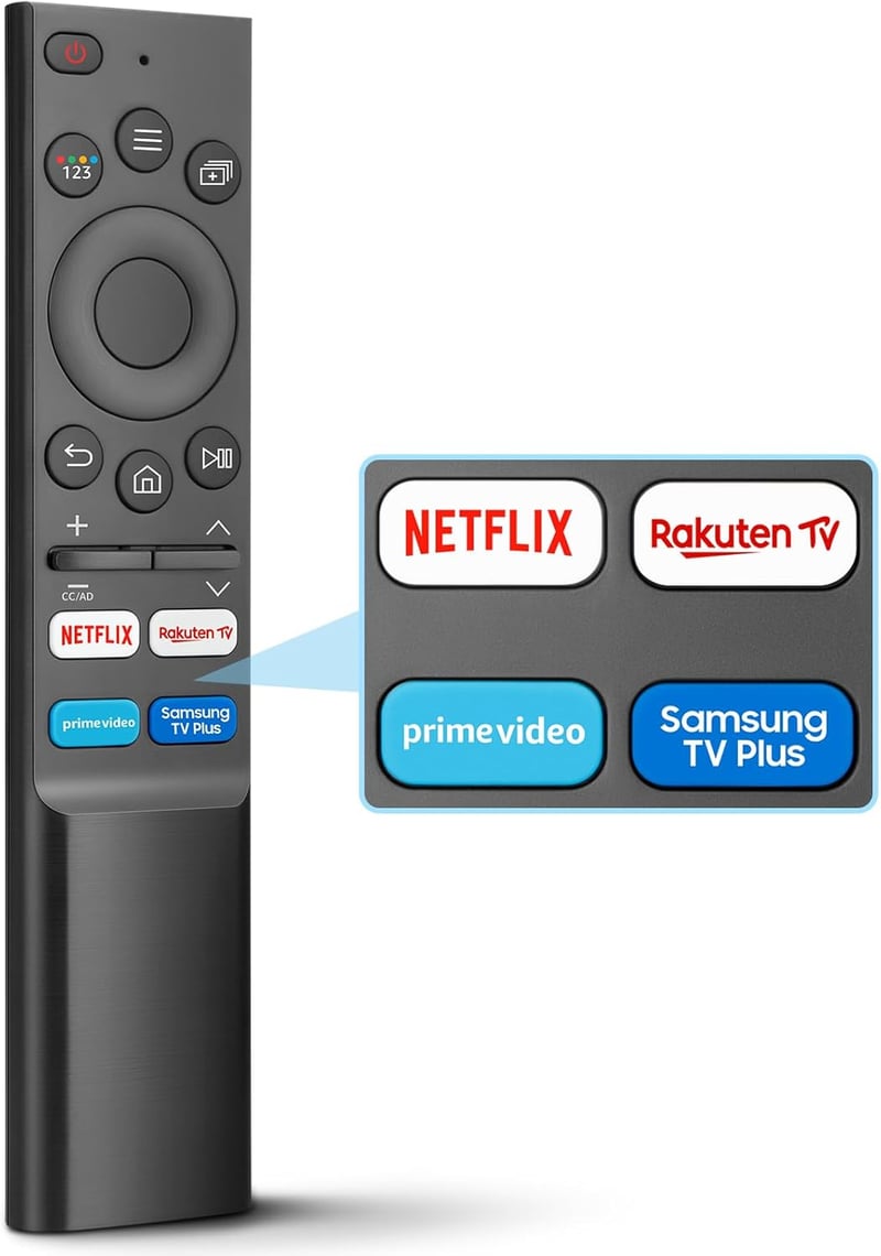 YOSUN Univerzális Távirányító Samsung Smart TV-hez, Eredeti Helyettesítő Távkapcsoló Samsung Televíziókhoz