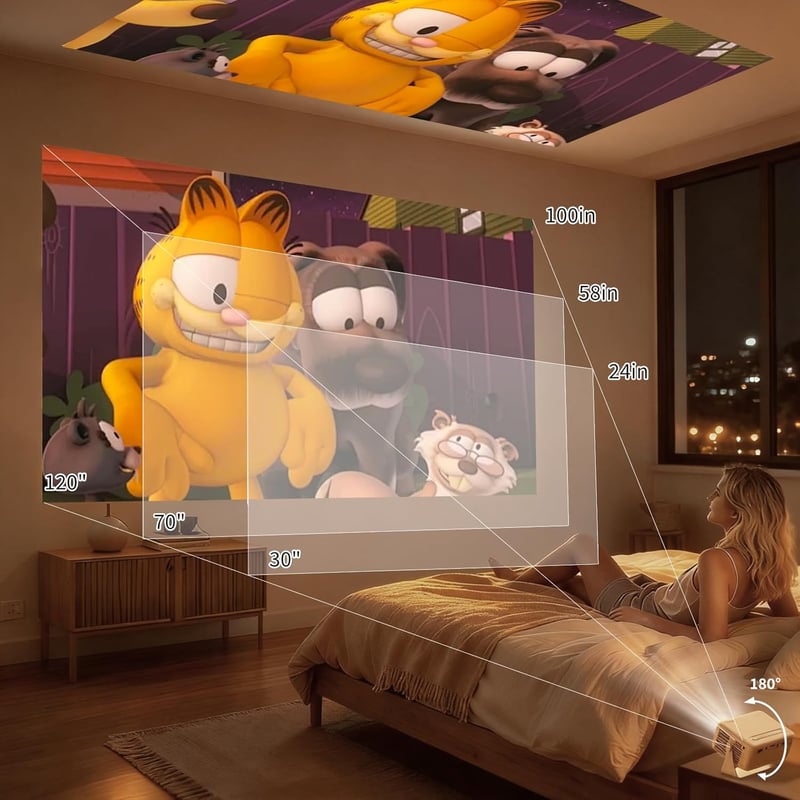 YOTON Y3 1080P Full HD hordozható mini projektor okostelefonhoz és tablethez