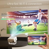 YOTON Y7 4K Smart Projektor Netflix WiFi Bluetooth Autofókusz 23000L 7