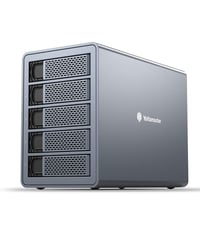 Carcasă HDD RAID Yottamaster FS5RU3 cu 5 sertare, aluminiu, USB 3.0, 3,5"/2,5" 1