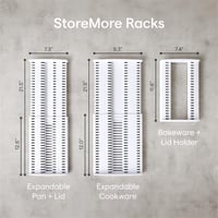 YouCopia Állítható Polc Szervezőrendszer Konyhai Tároláshoz - bakeware rack 10
