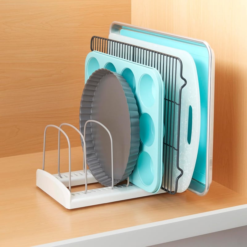 YouCopia Állítható Polc Szervezőrendszer Konyhai Tároláshoz - bakeware rack