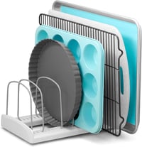 YouCopia Állítható Polc Szervezőrendszer Konyhai Tároláshoz - bakeware rack 1