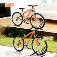 Suport de bicicletă cu montare pe sol Youkzuan pentru roți față și spate de 16-29 inchi, pentru MTB, e-bike și biciclete de șosea, interior și exterior 6