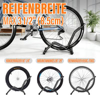 Suport de bicicletă cu montare pe sol Youkzuan pentru roți față și spate de 16-29 inchi, pentru MTB, e-bike și biciclete de șosea, interior și exterior 3