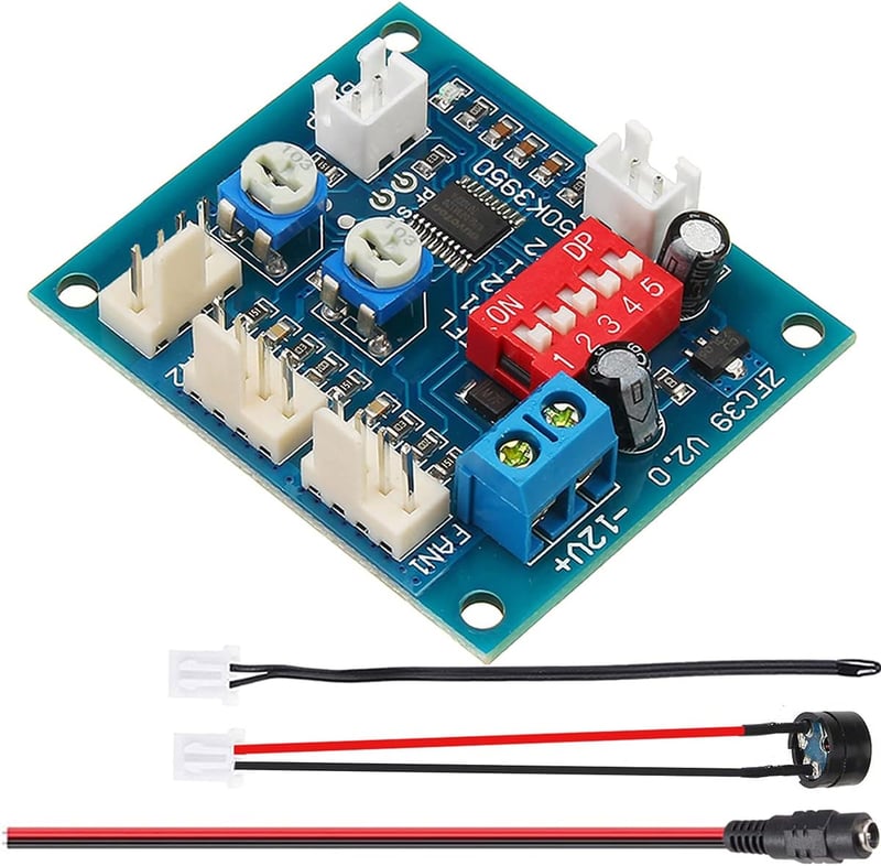 Youmile 12V PWM Ventilátor Sebességszabályozó Modul PC Hűtéshez